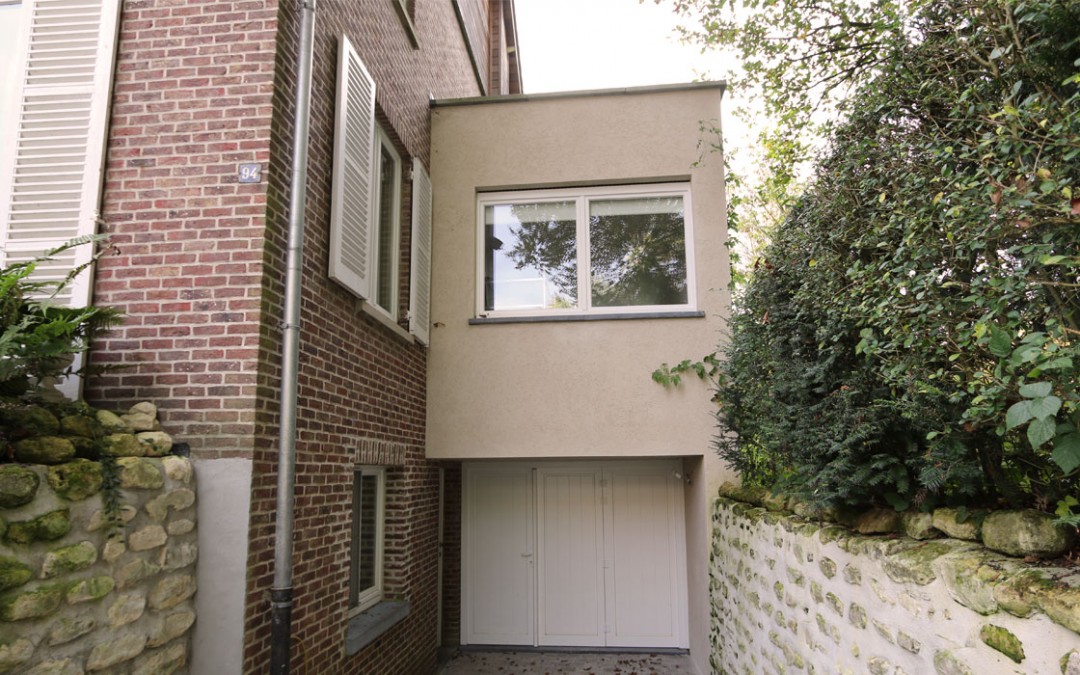 Transformation d’un garage en extension